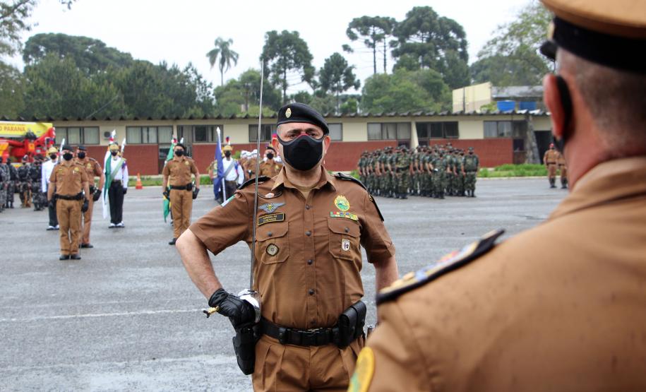 Polícia Militar cultua Dia do Veterano e inaugura espaço no Quartel do Comando-Geral, em Curitiba