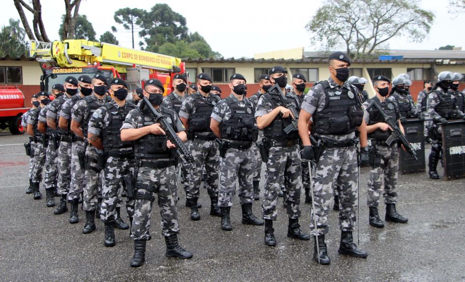 Polícia Militar cultua Dia do Veterano e inaugura espaço no Quartel do Comando-Geral, em Curitiba