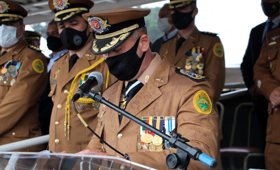 Polícia Militar cultua Dia do Veterano e inaugura espaço no Quartel do Comando-Geral, em Curitiba