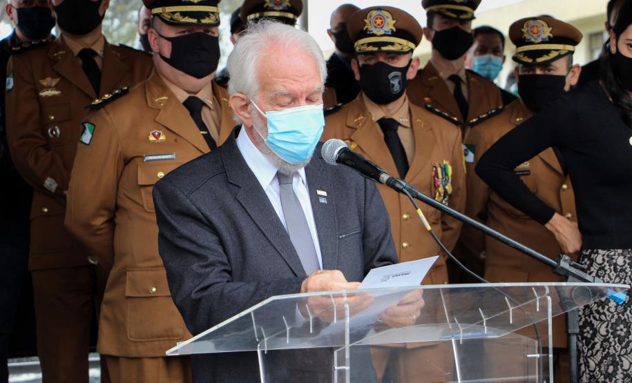 Polícia Militar cultua Dia do Veterano e inaugura espaço no Quartel do Comando-Geral, em Curitiba