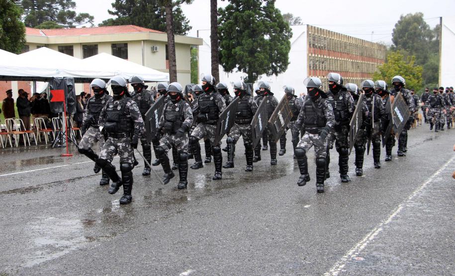 Polícia Militar cultua Dia do Veterano e inaugura espaço no Quartel do Comando-Geral, em Curitiba