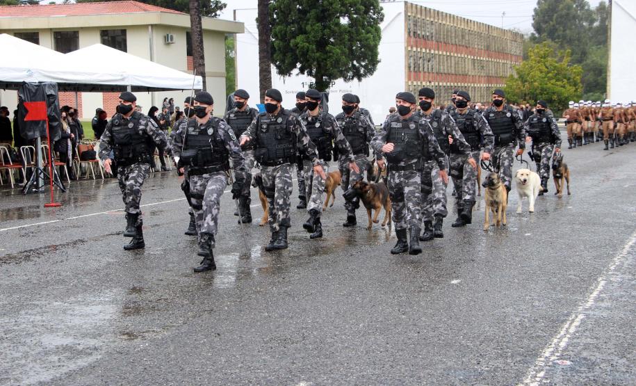 Polícia Militar cultua Dia do Veterano e inaugura espaço no Quartel do Comando-Geral, em Curitiba