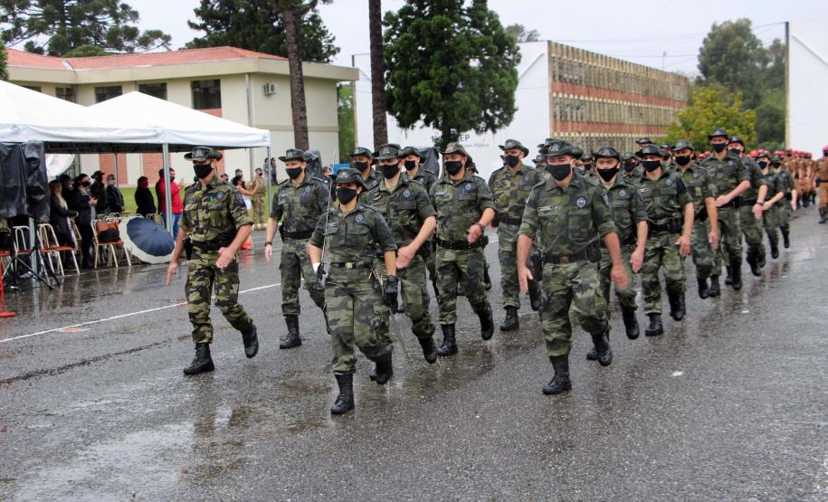 Polícia Militar cultua Dia do Veterano e inaugura espaço no Quartel do Comando-Geral, em Curitiba