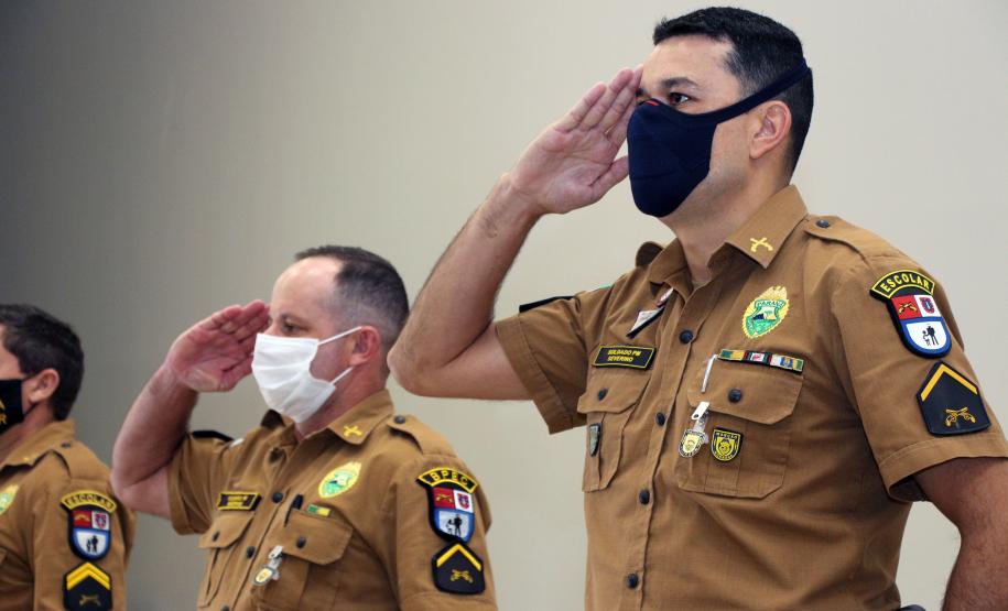 Proerd comemora 21 anos de atuação no Paraná com entrega de medalhas em Curitiba