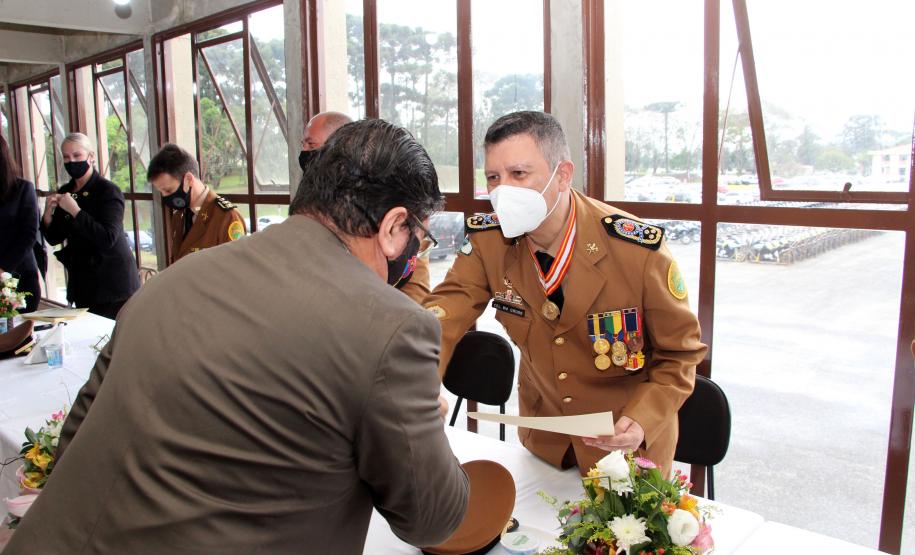 Polícia Militar cultua Dia do Veterano e inaugura espaço no Quartel do Comando-Geral, em Curitiba
