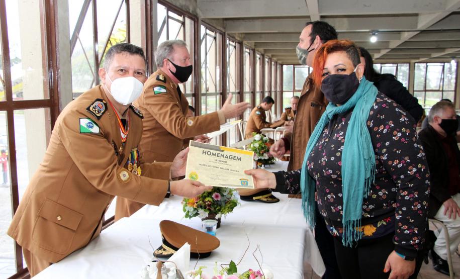 Polícia Militar cultua Dia do Veterano e inaugura espaço no Quartel do Comando-Geral, em Curitiba