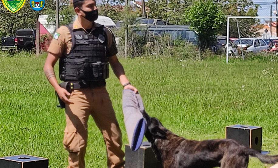 Batalhão da PM de Pato Branco (PR) recebe alunos para o projeto Café com a PM