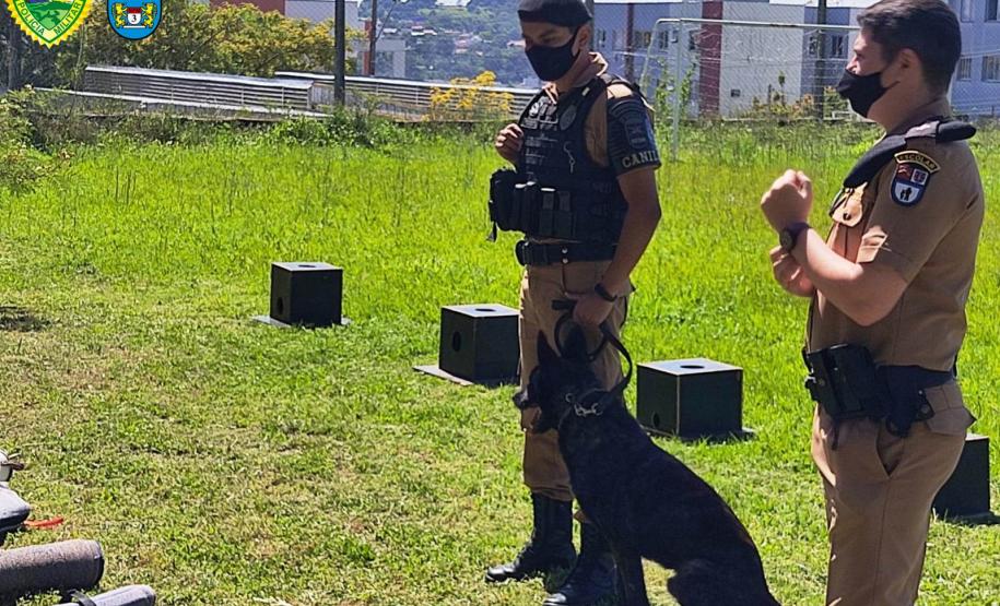 Batalhão da PM de Pato Branco (PR) recebe alunos para o projeto Café com a PM