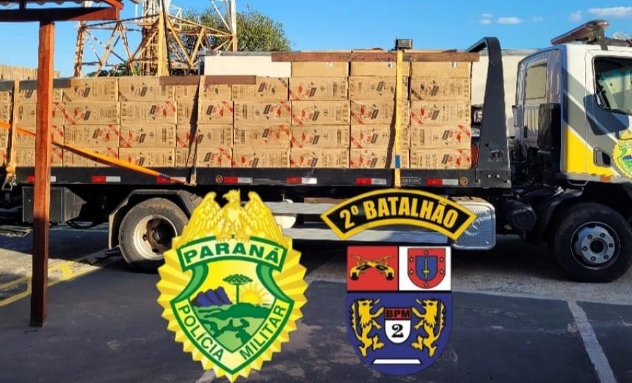 No Norte Pioneiro paranaense, PM encaminha sete pessoas, apreende maconha, cocaína e cigarros contrabandeados