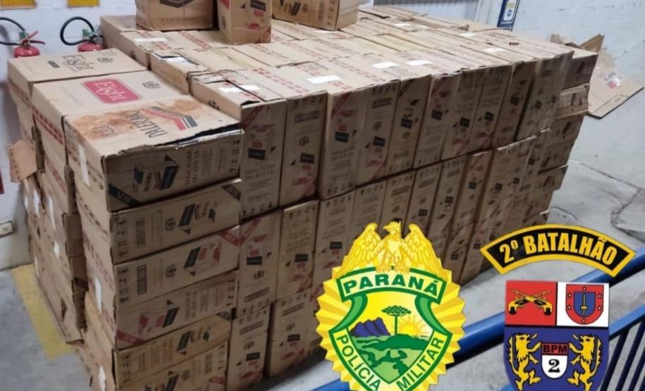 No Norte Pioneiro paranaense, PM encaminha sete pessoas, apreende maconha, cocaína e cigarros contrabandeados