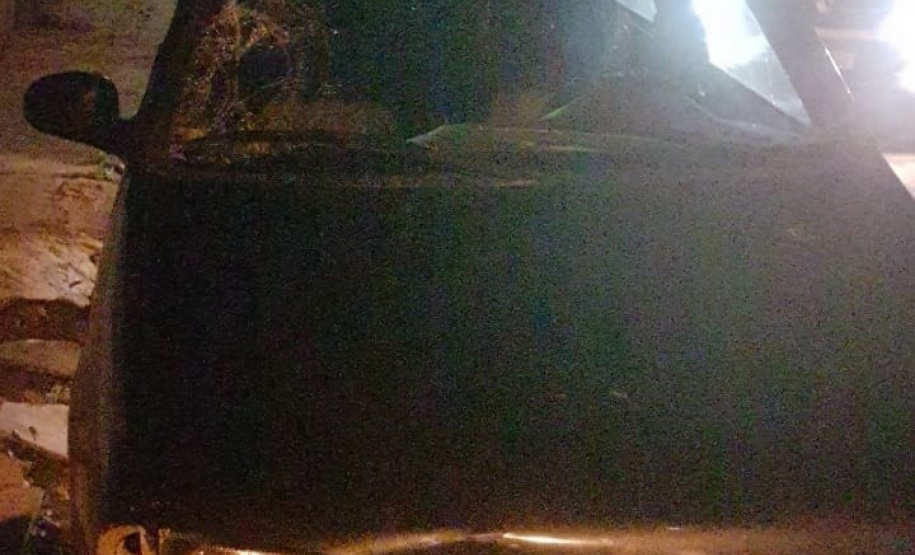 Comandante do 5º Comando Regional visita soldado que foi atropelado durante blitz de trânsito, em Clevelândia (PR)