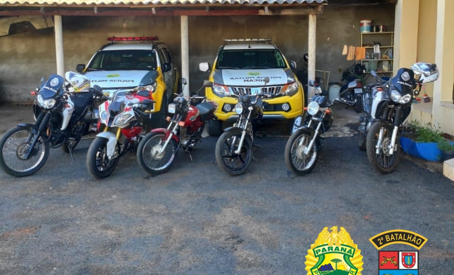 No Norte Pioneiro, PM apreende 10 veículos e 930 gramas de maconha em situações distintas