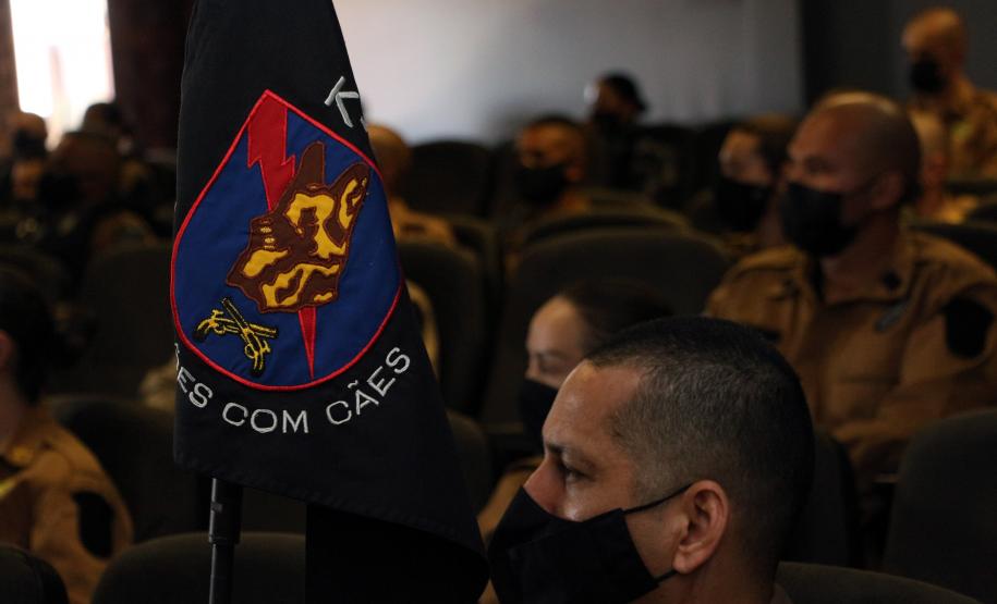 PM inicia V Curso de Especialização em Cinotecnia para oficiais e praças com aula inaugural sobre certificação de cães
