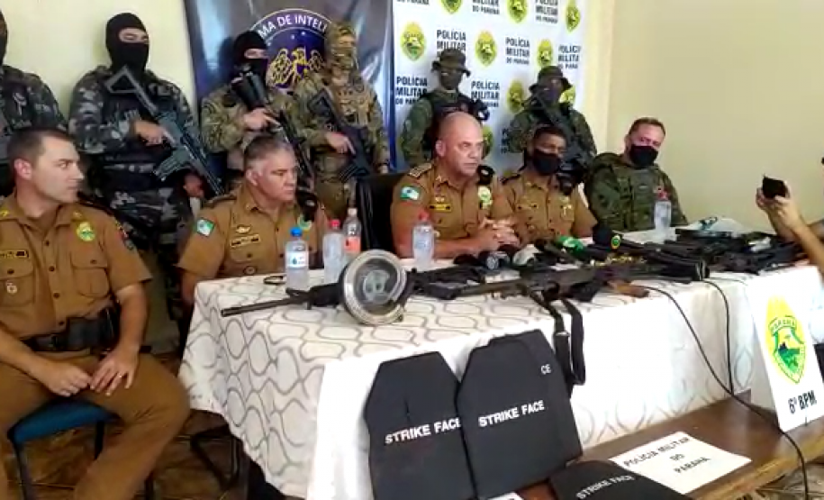 Quadrilha é surpreendida ao tentar roubar bancos e cinco são mortos em confronto com a PM em Três Barras do Paraná, no Oeste estado