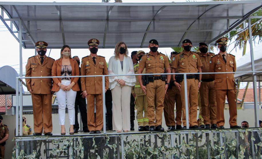 Batalhão de Polícia de Trânsito recebe novo comandante durante solenidade em Curitiba