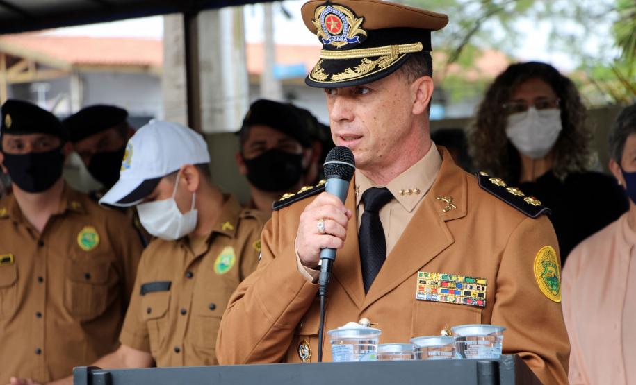 Batalhão de Polícia de Trânsito recebe novo comandante durante solenidade em Curitiba