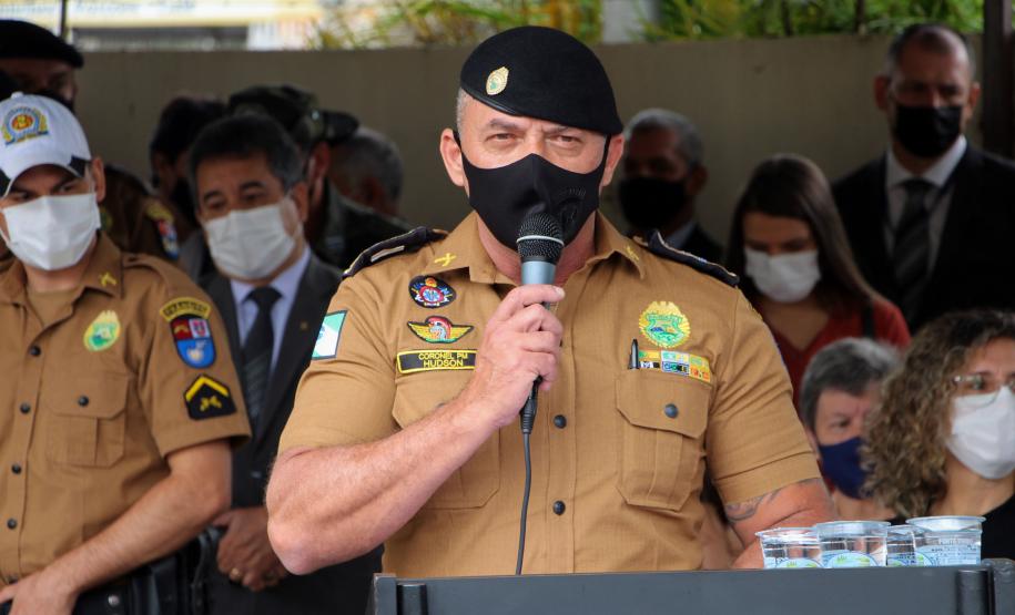 Batalhão de Polícia de Trânsito recebe novo comandante durante solenidade em Curitiba