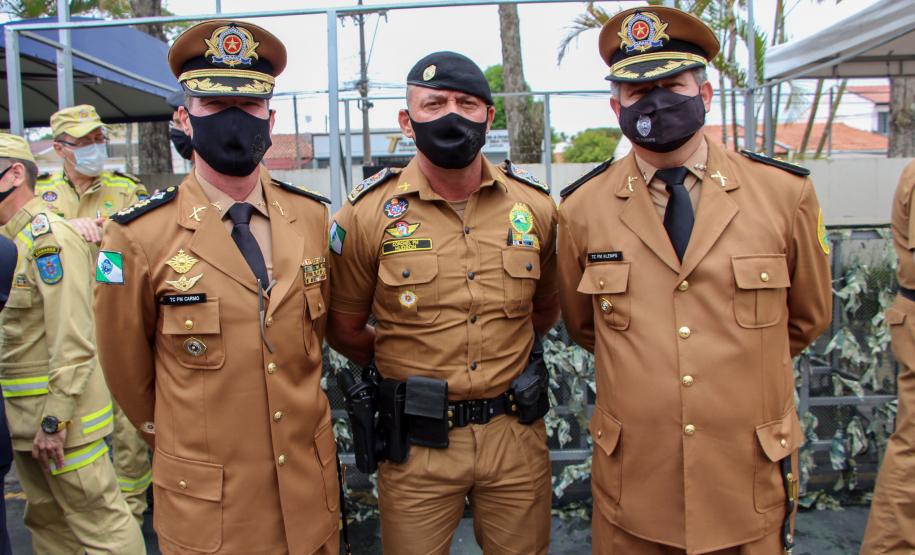 Batalhão de Polícia de Trânsito recebe novo comandante durante solenidade em Curitiba