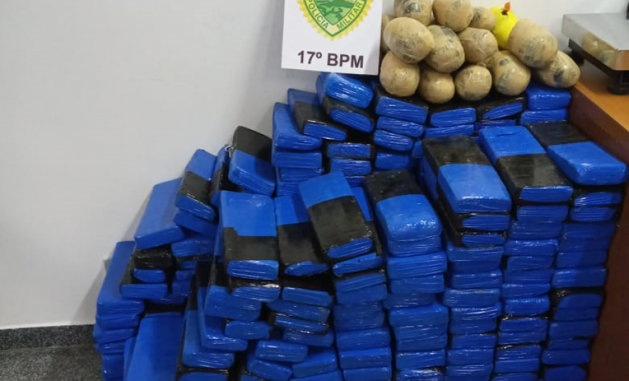 PM apreende mais de meia tonelada de maconha em situações distintas na RMC