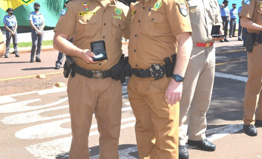 Colégio da Polícia Militar de Maringá comemora três anos de criação com solenidade e homenagens