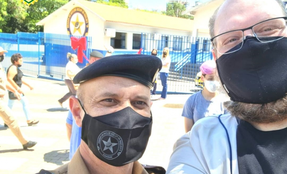 Colégio da Polícia Militar de Maringá comemora três anos de criação com solenidade e homenagens