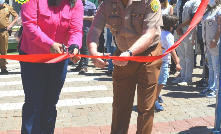 Colégio da Polícia Militar de Maringá comemora três anos de criação com solenidade e homenagens