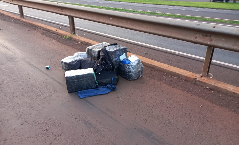 Polícia Ambiental apreende carro carregado com 154 quilos de maconha no Oeste do estado