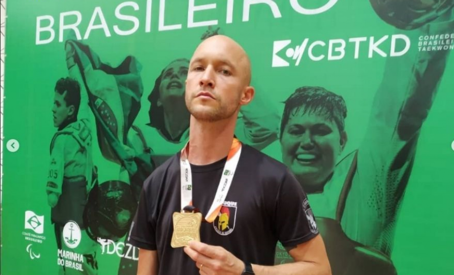 Policial militar do 4º Batalhão é campeão brasileiro de Parataekwondo em São Paulo
