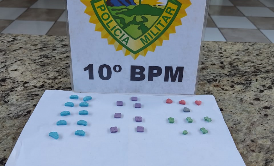 PM prende homem e apreende 26 comprimidos de ecstasy no Norte do estado