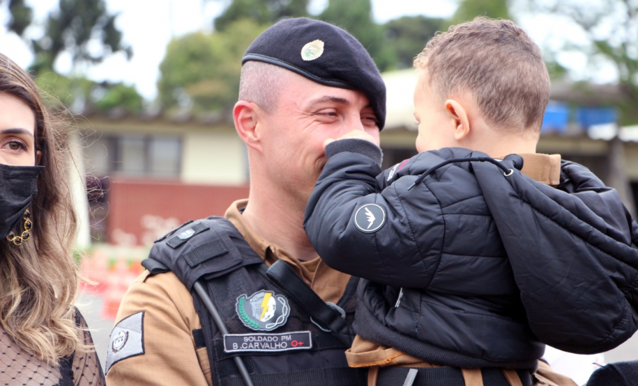 Solenidade em São José dos Pinhais, na RMC, marca a formatura de 34 policiais militares no III Curso de ROCAM