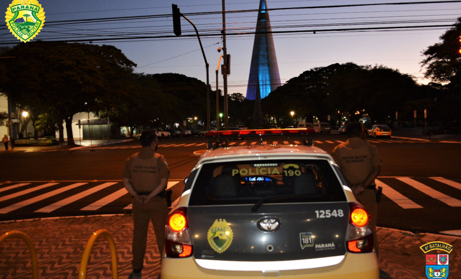 PM reforça policiamento com a Operação Natal na região de Maringá