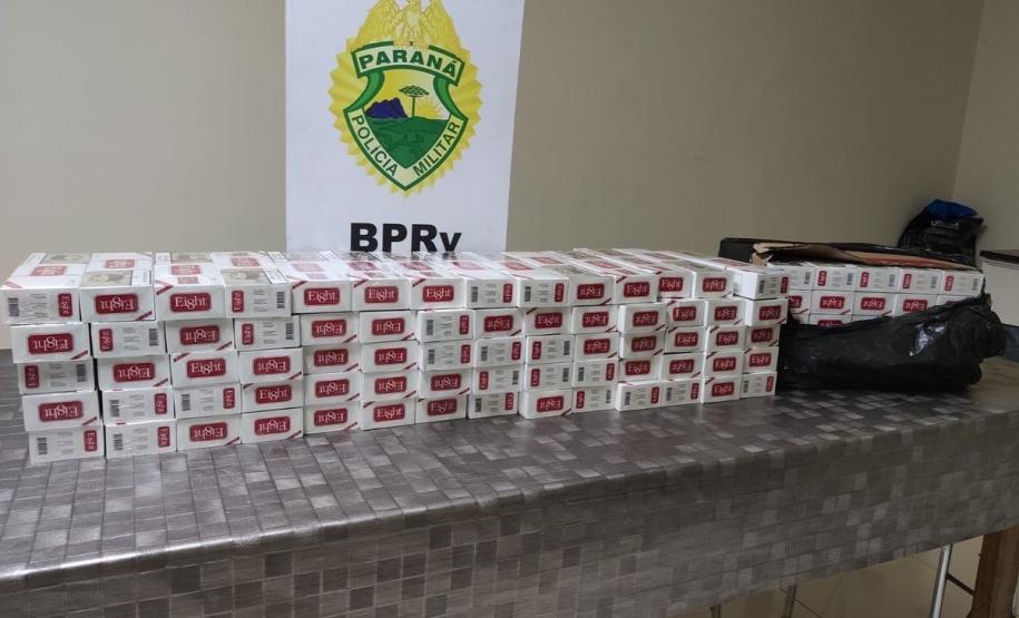 Em situações distintas, BPRv apreende 235 quilos de maconha, cigarros e produtos contrabandeados