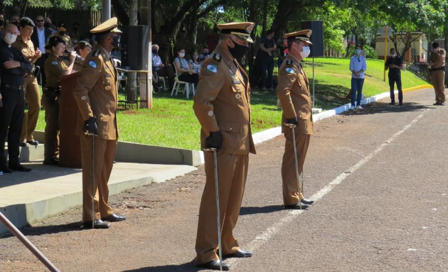 Solenidade marca a troca de comando do 6⁰ Batalhão da PM em Cascavel (PR)