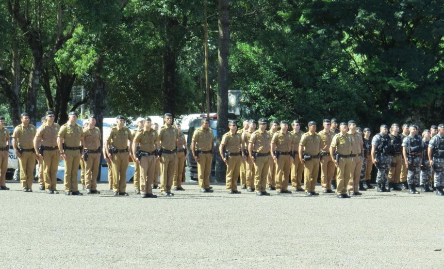 Solenidade marca a troca de comando do 6⁰ Batalhão da PM em Cascavel (PR)