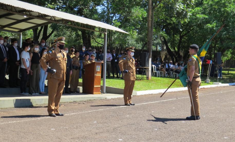 Solenidade marca a troca de comando do 6⁰ Batalhão da PM em Cascavel (PR)