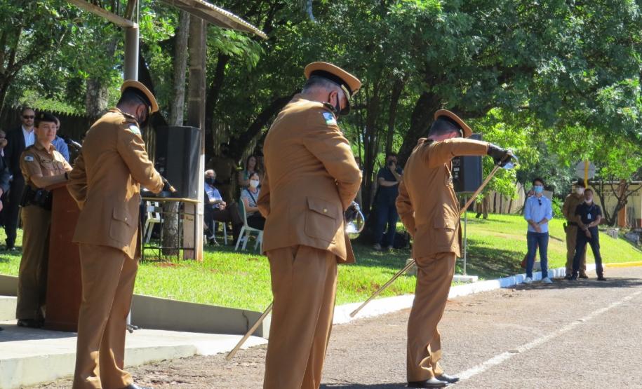 Solenidade marca a troca de comando do 6⁰ Batalhão da PM em Cascavel (PR)