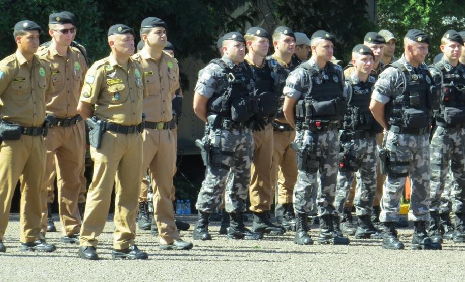Solenidade marca a troca de comando do 6⁰ Batalhão da PM em Cascavel (PR)
