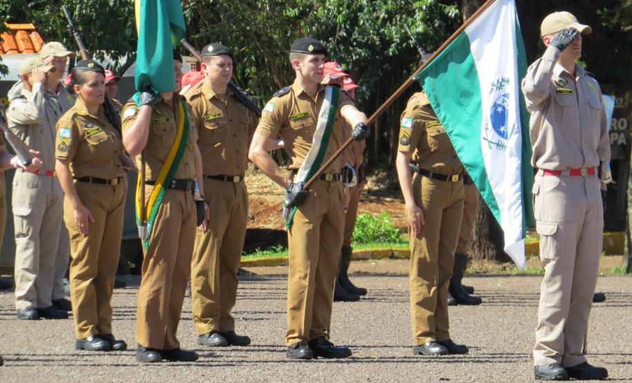 Solenidade marca a troca de comando do 6⁰ Batalhão da PM em Cascavel (PR)