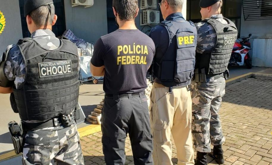 Polícia Militar e Federal apreendem 170 quilos de cocaína em Maringá (PR)
