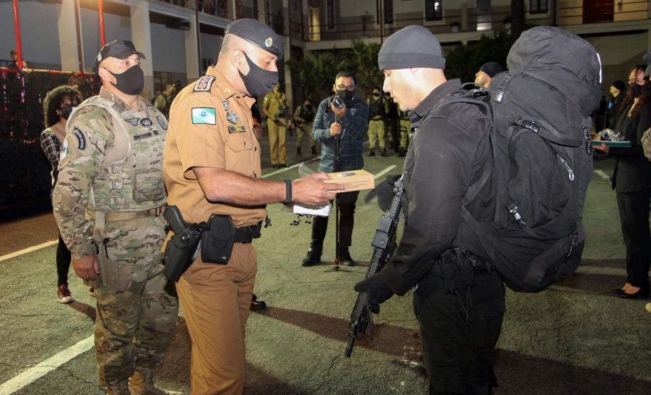 Formatura marca a conclusão do 17º Curso de Operações Especiais da Polícia Militar do Paraná em Curitiba