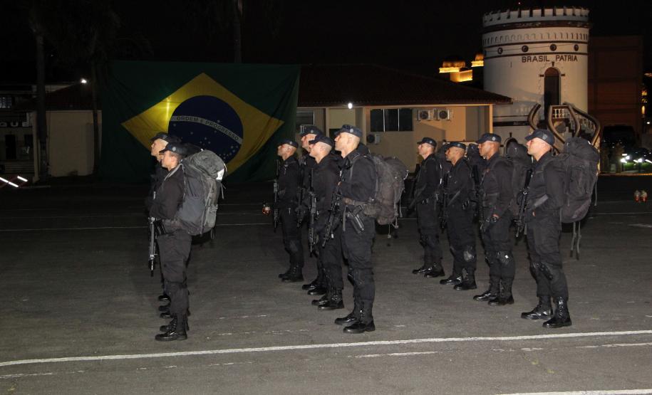 Formatura marca a conclusão do 17º Curso de Operações Especiais da Polícia Militar do Paraná em Curitiba