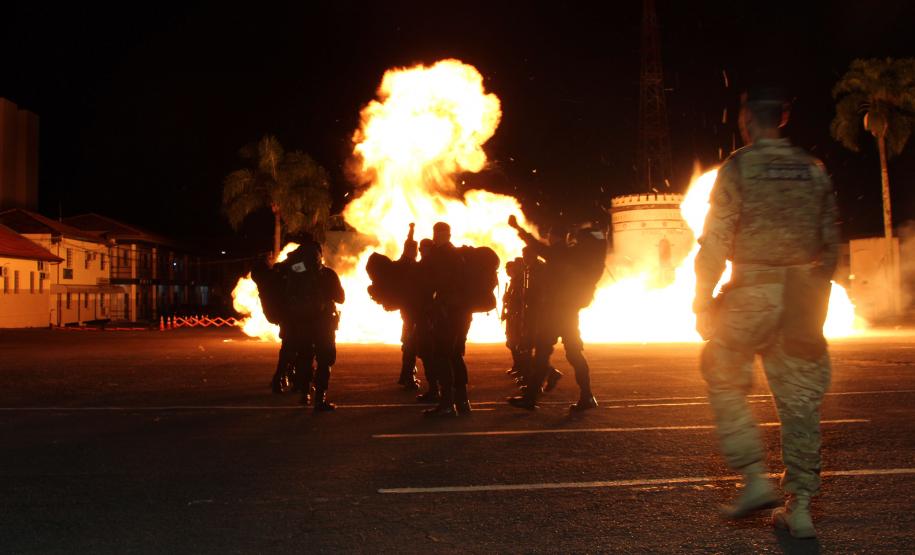 Formatura marca a conclusão do 17º Curso de Operações Especiais da Polícia Militar do Paraná em Curitiba