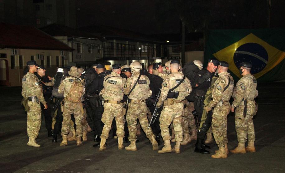 Formatura marca a conclusão do 17º Curso de Operações Especiais da Polícia Militar do Paraná em Curitiba