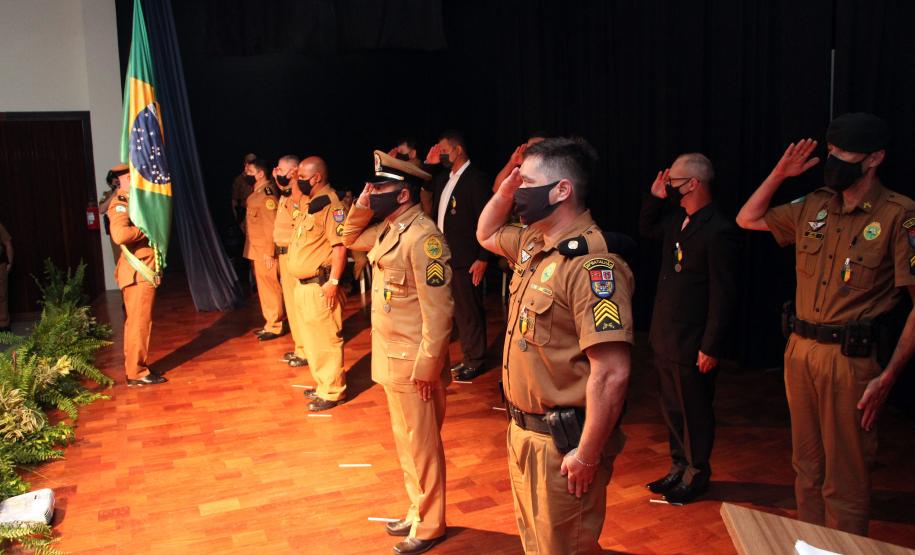 Batalhão responsável pelo policiamento na Região Leste de Curitiba comemora 15 anos de criação com homenagem a efetivo