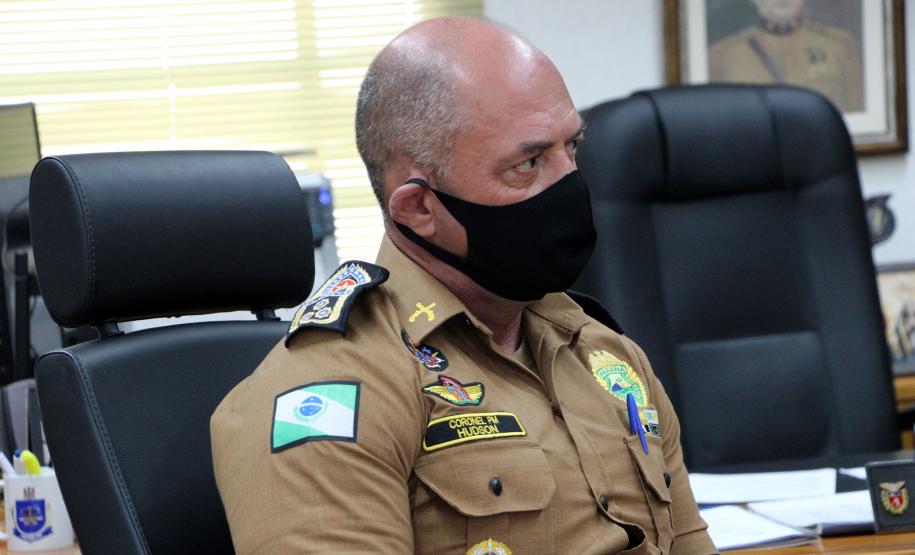Comandante-Geral da PMPR recebe visita de cortesia do Presidente da Paraná Previdência em Curitiba