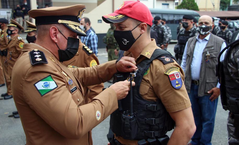 Canil do BPChoque comemora 50 anos de criação com entrega de medalhas em Curitiba