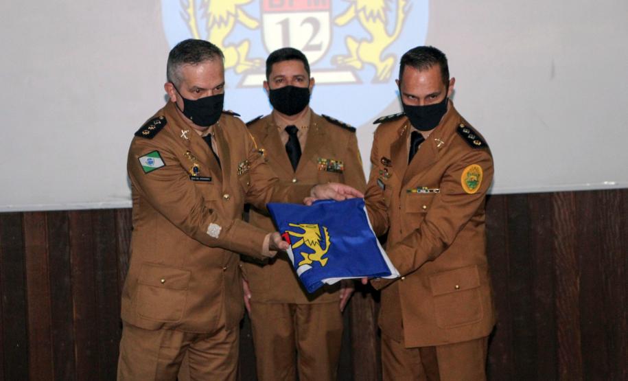 Solenidade marca a troca de comando do 12⁰ Batalhão da PM em Curitiba