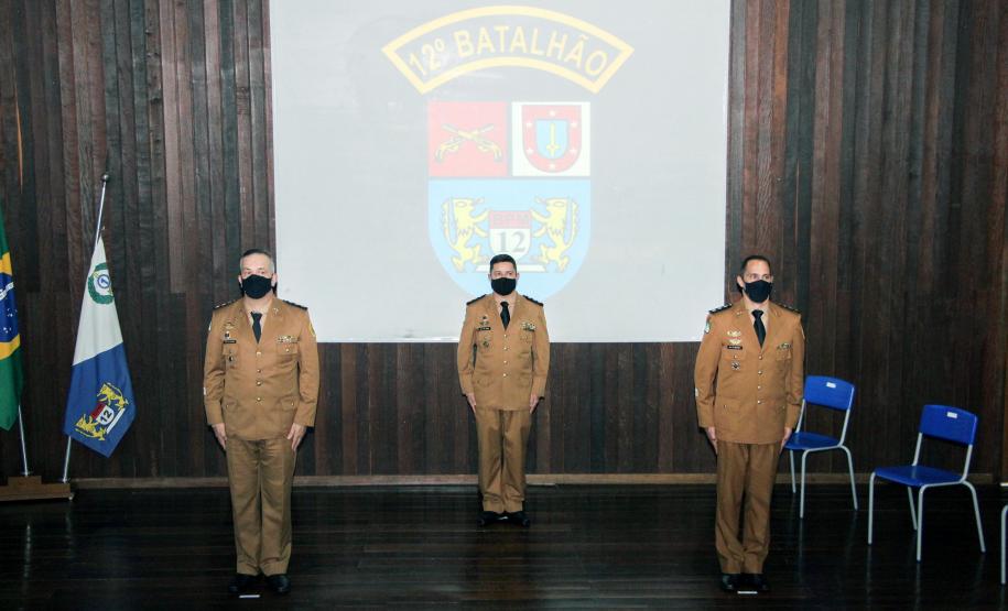 Solenidade marca a troca de comando do 12⁰ Batalhão da PM em Curitiba