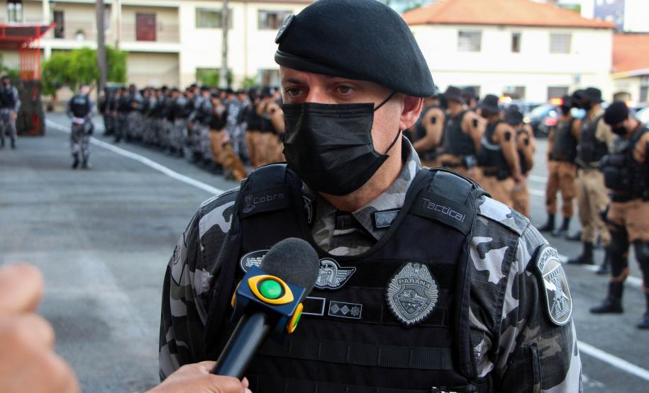Operação do BPChoque coloca mais de 200 policiais e um helicóptero nas ruas de Curitiba e da Região Metropolitana