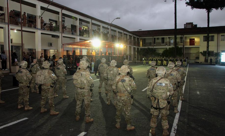 Formatura marca a conclusão do 17º Curso de Operações Especiais da Polícia Militar do Paraná em Curitiba